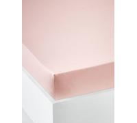 Plain Fitted Sheet for Children pink light solid