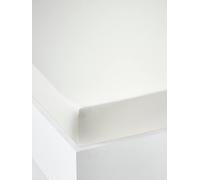 Plain Fitted Sheet for Children white light solid