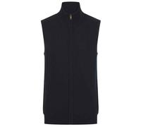 Plain Full Zip Sleeveless Gilet Henbury Navy L