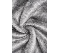 Plain Fun Faux Fur Fabric Material Dark Grey, 1/4Mtr - 75cmx50cm