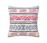 Plain Geometric Floral Pattern Pillow Cover, 20"X20", Square Decorative Pillow For Sofa, &Living Room, Bed And Home Decor.