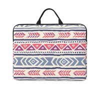 Plain geometric floral pattern Printed Laptop Sleeve - (16.5 x 12.2 inches) Shockproof Portable Laptop Sleeve