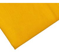 Plain Golden Polycotton Fabric - 45 inch / 112 cm Wide - 40+ Colours (Golden, 5 METRE)