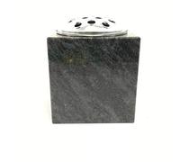 Plain Granite Flower Vase/Grave Memorial-Available In Any Colour & Size -NEW (Bahama Blue, 6"x6"x4")