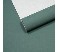 Plain Green Wallpaper Textured Linen Effect Paste The Wall Vinyl Lounge Bedroom