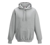 Plain Heather Grey Street Hoodie with Thumb Holes Large Plus 1 T Shirt
