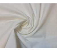 Plain Ivory Polycotton Fabric for Dressmaking, Art & Craft, Sewing, Quilting | 45'' - 115 cm Wide| Precut Length 5m