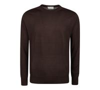 Plain Jumper - male - Ballantyne - Round-neck Knitwear - Brown - 2XL - Knitwear 2XL