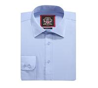 Plain Long Sleeve Mens Shirts,14 Classic Colours Regular Fit,Single & Double Cuffs,Sizes 14 - 22 & 10 Bright Colours in Tapered Fit, S - XXXL,For Work,Office,Wedding & Leisure.Janeo British Apparel