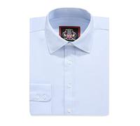Plain Long Sleeve Mens Shirts,14 Classic Colours Regular Fit,Single & Double Cuffs,Sizes 14 - 22 & 10 Bright Colours in Tapered Fit, S - XXXL,For Work,Office,Wedding & Leisure.Janeo British Apparel