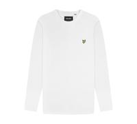 Plain long sleeve t-shirt Lyle & Scott White XS