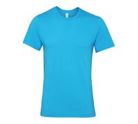 Plain Mens T-Shirt Crew Round Neck Short Sleeve Top Cotton Tshirt Bella Canvas