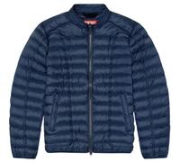 Plain Navy Blue Padded Jacket Diesel Blue L