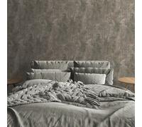 Plain Neutral Patina Distressed Stone Concrete Effect Cove Texture Wallpaper