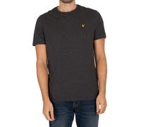 Lyle & Scott Mens Plain T-Shirt Charcoal Marl L