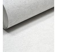 Plain Pale Grey Wallpaper Textured Thick Free Match Paste Wall