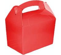 Plain Party Lunch Box - Red