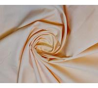 Plain Peach Polycotton Fabric for Dressmaking, Art & Craft, Sewing, Quilting | 45'' - 115 cm Wide| Precut Length 5m
