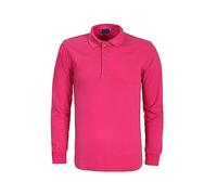Plain Polo Shirts Long Sleeve for Men Business Casual Shirts Regular-Fit Dress Shirts Button Front Formal Shirt Work Shirts Non Iron Shirt Long-Sleeved T-Shirt Golf Tennis T-Shirt Polo Tops Hot Pink