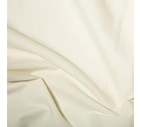 Plain Polycotton Dress Craft Poplin Fabric Material - Cream, 1Mtr 112cm x 100cm