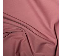 Plain Polycotton Dress Craft Poplin Fabric Material - Dusky Pink (Precut - 1Mtr-112cmx100cm)