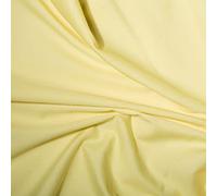 Plain Polycotton Dress Craft Poplin Fabric Material - Lemon, 1Mtr 112cm x 100cm