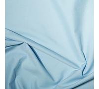 Plain Polycotton Dress Craft Poplin Fabric Material - Light Blue, 1Mtr 112cm x 100cm