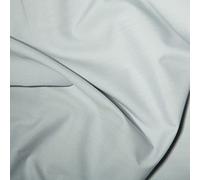 Plain Polycotton Dress Craft Poplin Fabric Material - Light Grey, 1Mtr 112cm x 100cm