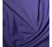 Plain Polycotton Dress Craft Poplin Fabric Material - Purple (Precut - 1Mtr-112cmx100cm)