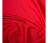 Plain Polycotton Dress Craft Poplin Fabric Material - RED, 1Mtr 112cm x 100cm
