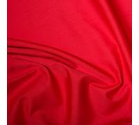 Plain Polycotton Dress Craft Poplin Fabric Material - RED (Precut - 1Mtrx112cmx100cm)