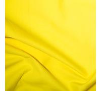 Plain Polycotton Dress Craft Poplin Fabric Material - Sunshine, 1Mtr 112cm x 100cm