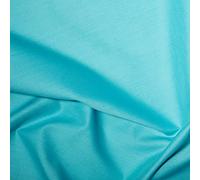 Plain Polycotton Dress Craft Poplin Fabric Material - Turquoise, 1Mtr 112cm x 100cm