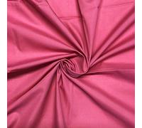 Plain Polycotton Fabric 60+ Colours Poly Cotton Dress Craft Sold Per Meter (Bright Rose 9)