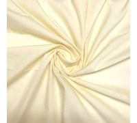 Plain Polycotton Fabric 60+ Colours Poly Cotton Dress Craft Sold Per Meter (Buttermilk 28)