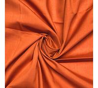 Plain Polycotton Fabric 60+ Colours Poly Cotton Dress Craft Sold Per Meter (Copper 35)