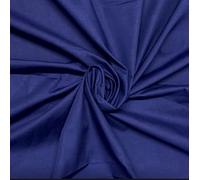 Plain Polycotton Fabric poplin Lining Craft Bunting Sheeting Material 44'' Wide Sold by Metre (Navy)