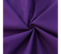 Plain Poplin 100% Cotton Fabric Premium Quality Solid Colours 44" Wide Sold by The Metre UK (Purple)