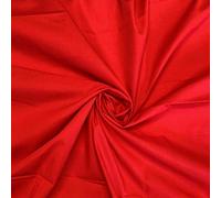Plain Poplin Quality Polycotton Fabric (Per Metre) 44 Inch /112cm Wide (Red, 5 Meters)