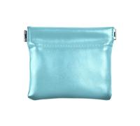 Plain Powder Blue Solid Color Wallet Pouch, Mens Coin Pouch, Pouch Wallet for Women, Plain Powder Blue solid color, 4.33x3.74In, Plain Powder Blue Solid Color