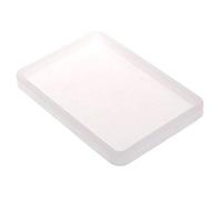 Plain Rectangular Tray Silicone Mold Plaster Resin Casting Mold for Background Plates Coasters Dishes Making