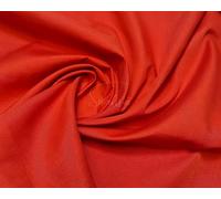 Plain Red Polycotton Fabric for Dressmaking, Art & Craft, Sewing, Quilting | 45'' - 115 cm Wide| Precut Length 1m