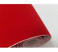 D-C-Fix Red Velour Plain Vinyl Film Wrap Sticky Back Plastic Self Adhesive 1M X 45Cm