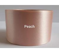 Plain Ribbon 45mm x 2 metres in 22 Vibrant Colours Cake Ribbon Craft Ribbon (Peach)
