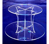 Plain Round Cake Separators, Same Top & Bottom Size