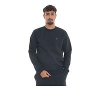 Plain Round-Neck Sweatshirt with Logo - male - Boss - Sweatshirts - Blue - XL - Sweatshirts & Hoodies XL