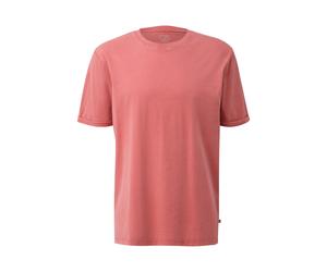 Plain Round Neck T-Shirt QS Orange L