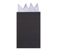Plain Satin Solid Colour Classic Pre-Folded Point Fold Pocket Square (Lilac)