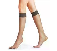 Plain Shiny Resistant Comfort Wide Tops For A Soft Grip On The Leg Fine Soft Yarn 1 Pair