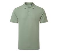Plain Short Sleeve Polo Shirt Asquith & Fox Dark Olive XL